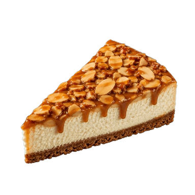 Caramel Almond Cheesecake